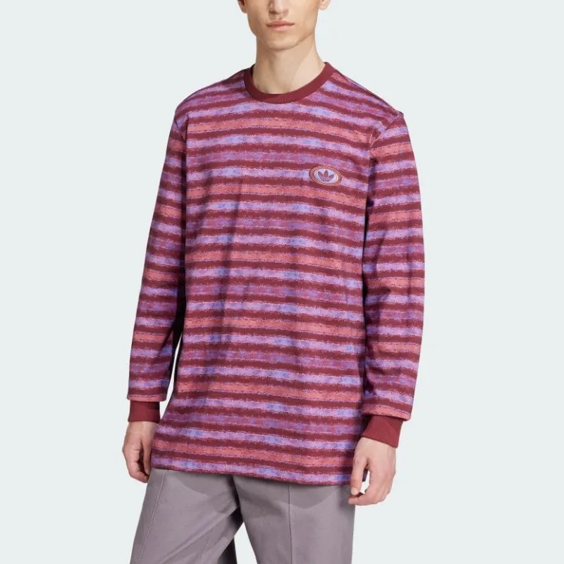 Adidas Originals 90s Long Sleeve Stripe Tee-1