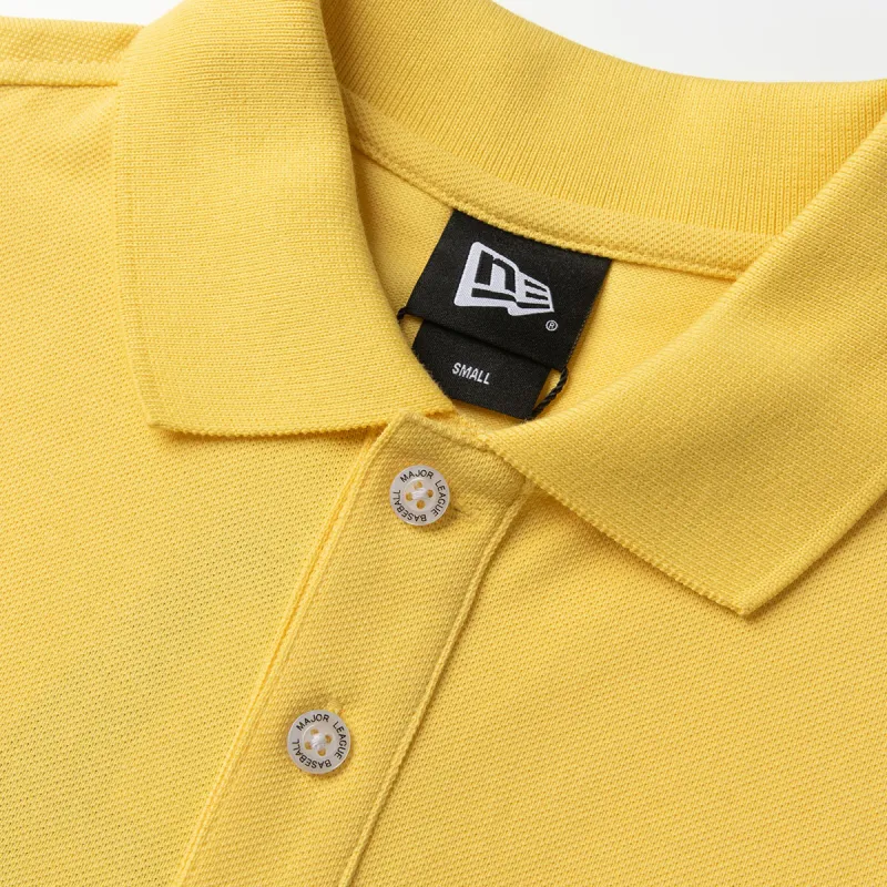 New Era Polo Shirt Unisex Yellow-4
