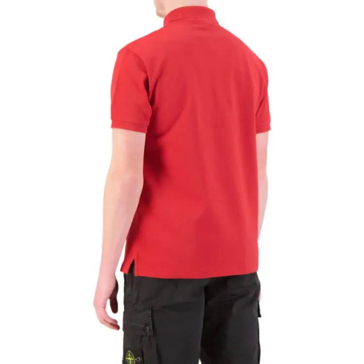 STONE ISLAND Polo Shirt Men's Bordeaux Red-1