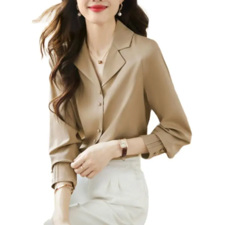 Mo Han Yi Mei Shirt Women's Milk Tea-2