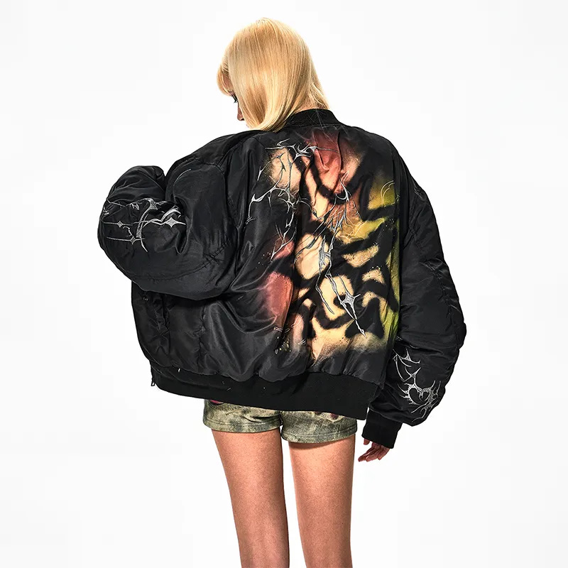 DND4DES Jackets Coats Unisex Black-2