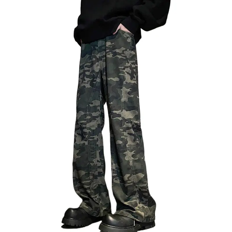 KVIV Jeans Unisex Camouflage [Editor's Recommendation]-1