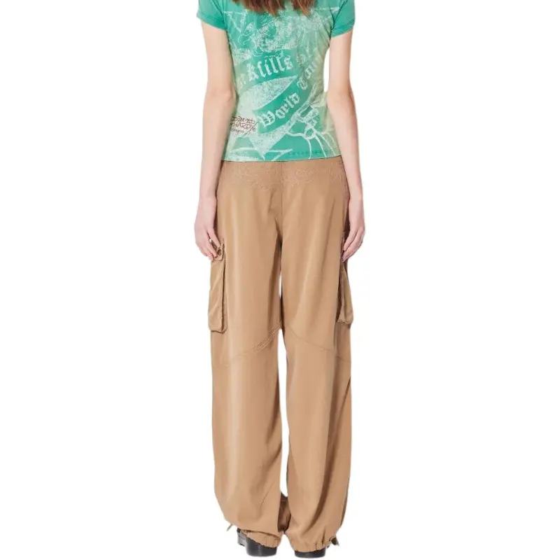 Ed Hardy SS25 Cargo Pants Women's Camel-3