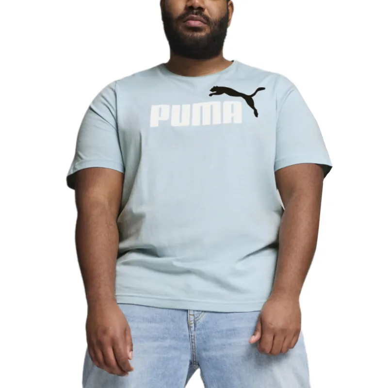 PUMA Set-in Sleeve T-Shirt Men's Light Blue-2