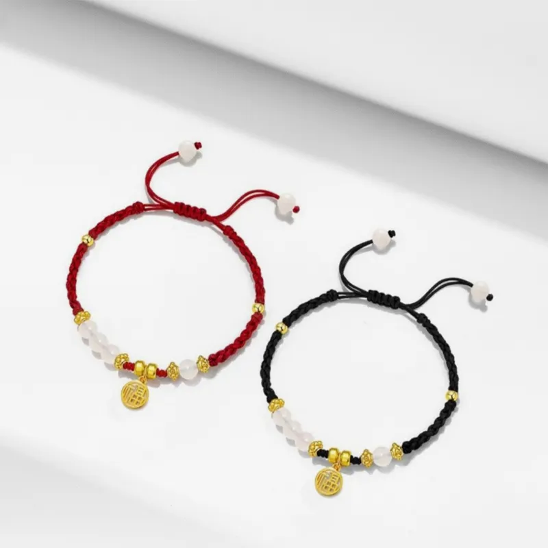 YOASOBI Colored Glaze Jade Bracelets Unisex-2