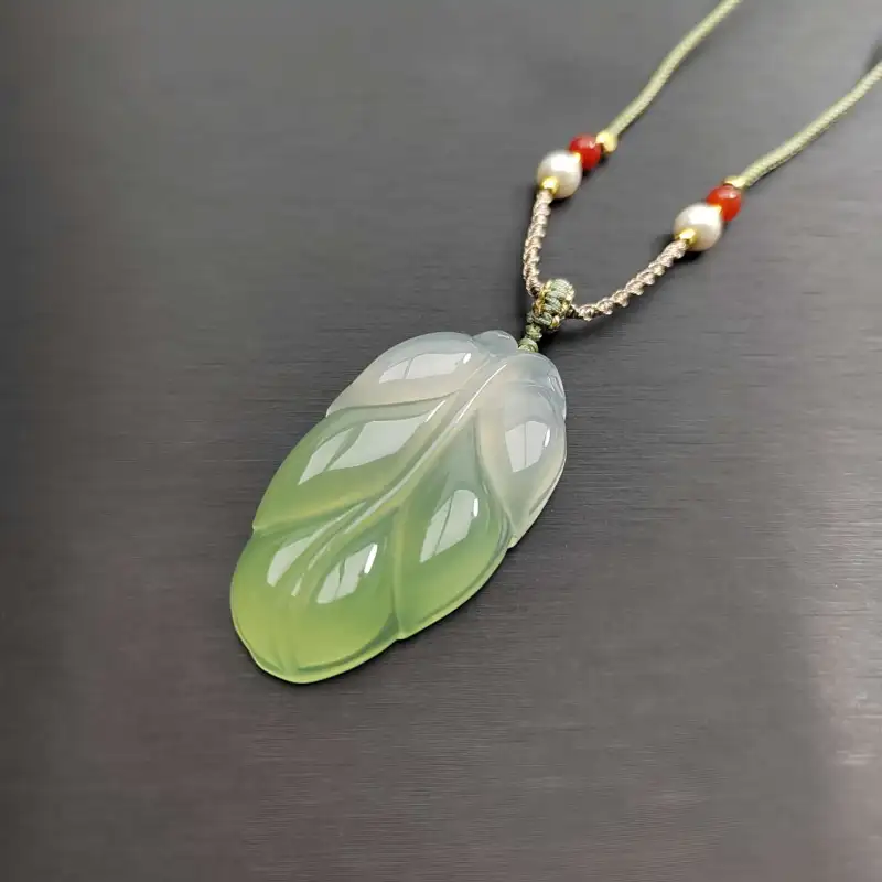 Gifts Chalcedony Jade Necklaces Unisex-7
