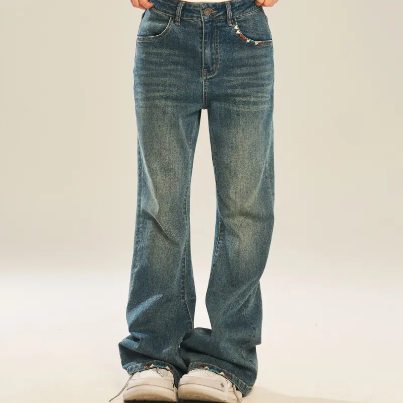 NSTNEW START Jeans Unisex Vintage Blue-5