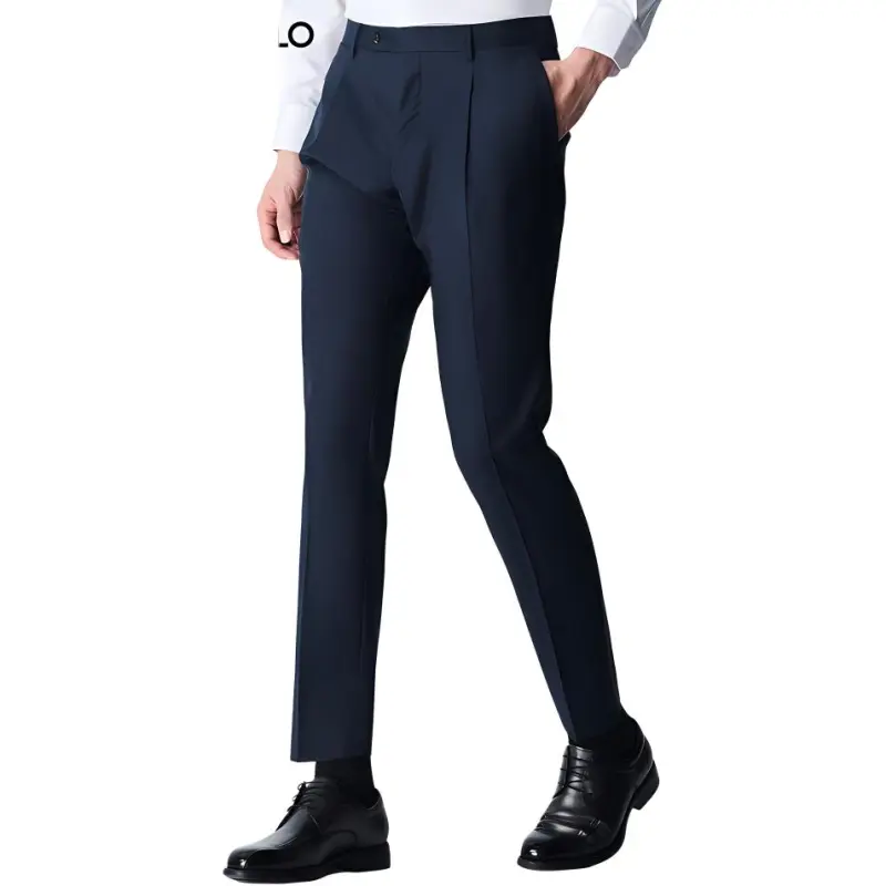 SAINT ANGELO Suit Trouser Men's Navy Blue-3