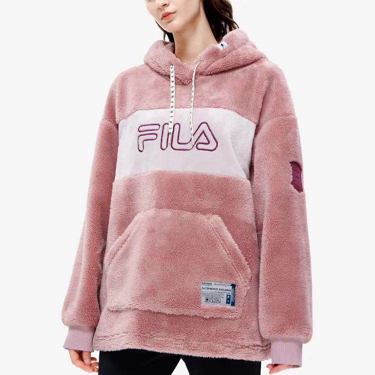 FILA x MIHARA YASUHIRO Sweatshirt Women's Light Purple Red-2