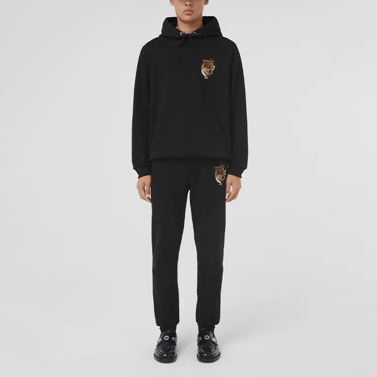 Burberry Tiger Graphic Cotton Hoodie-1