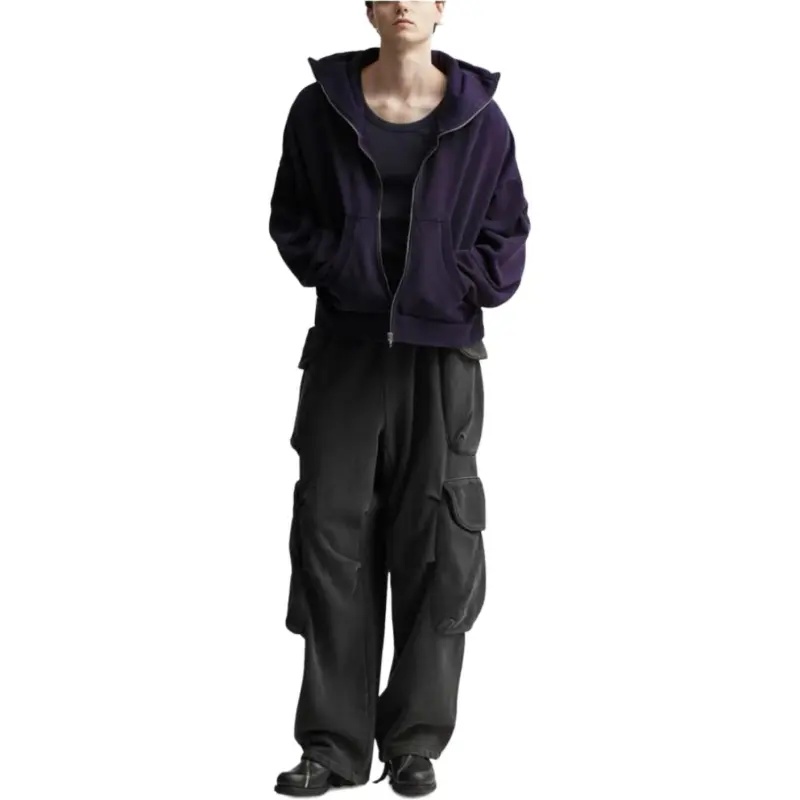 Entire Studios Cropped Full Zip Hoodie-2
