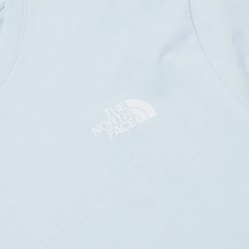 THE NORTH FACE BASIC COTTON T Shirt Unisex Light Blue-3