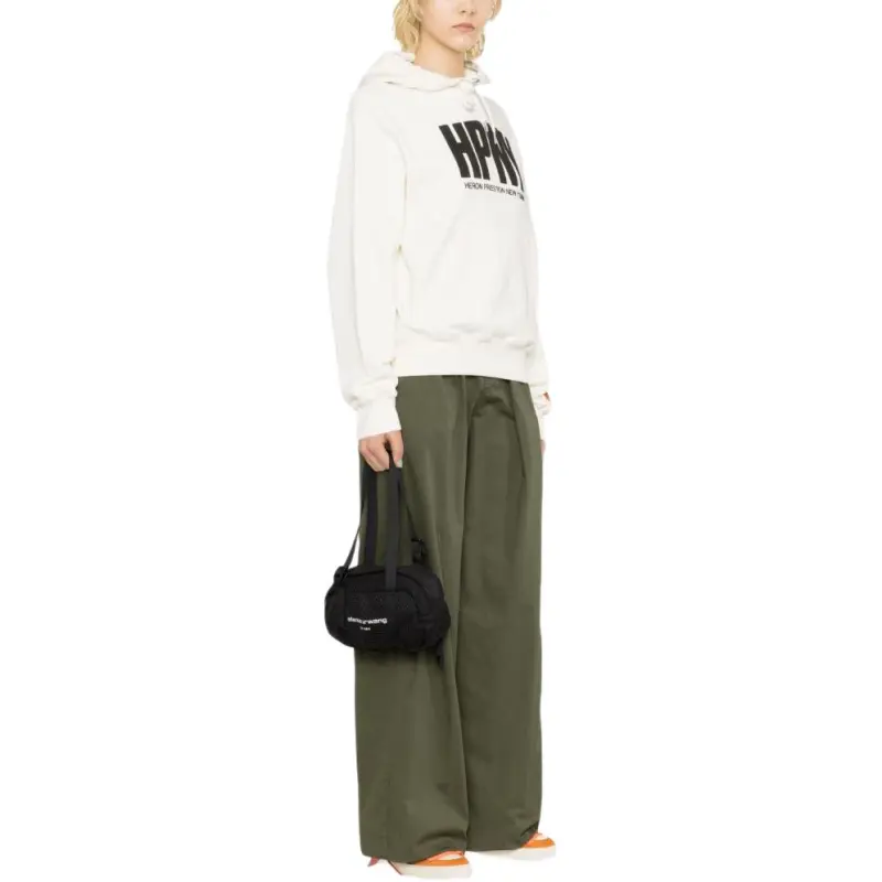 HERON PRESTON Logo print Cotton Hoodie-2