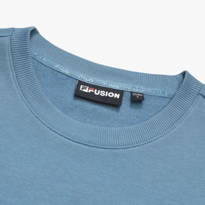 FILA FUSION BASEBALL Series Sweatshirt Men's Elsa Blue-2