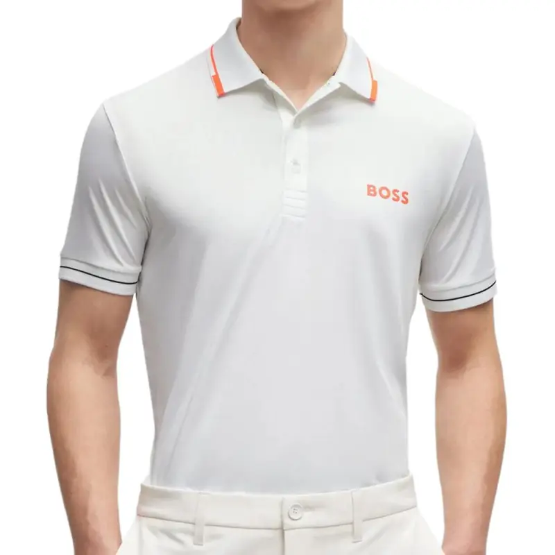 HUGO BOSS Logo print Polo Shirt-2