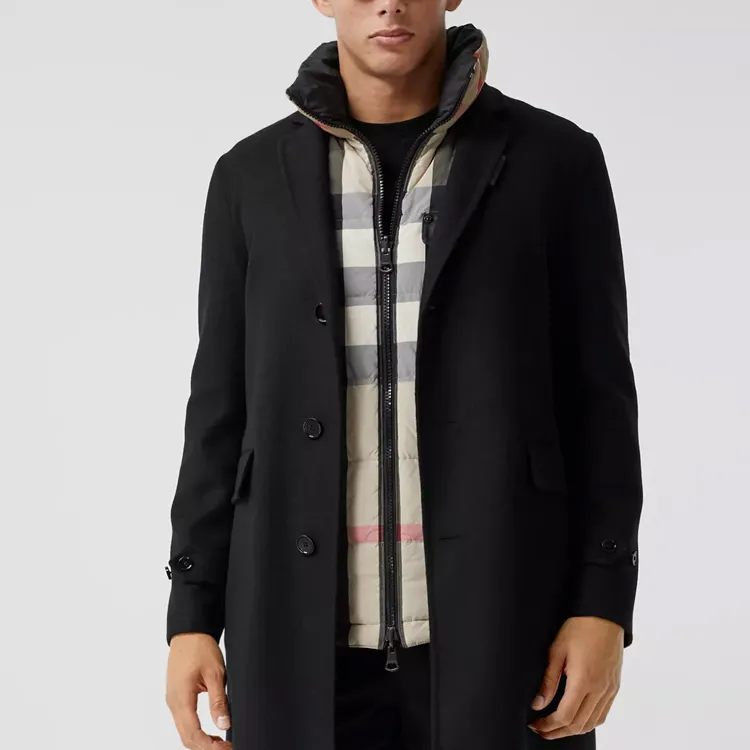 Burberry Trench Coat Men's Black-2