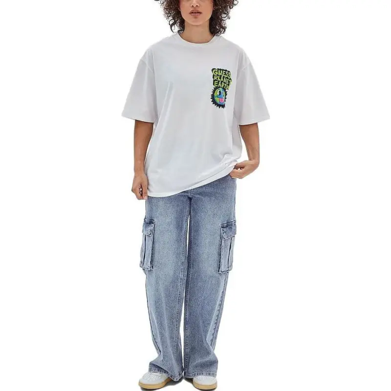 GUESS T Shirts Unisex White-2