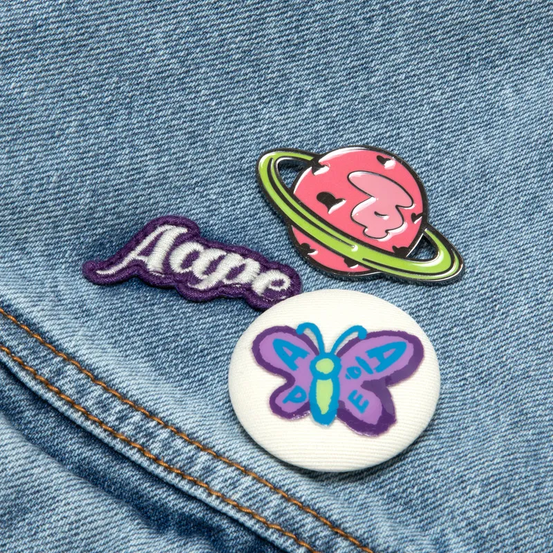 Aape Logo appliqué Denim Jacket-2