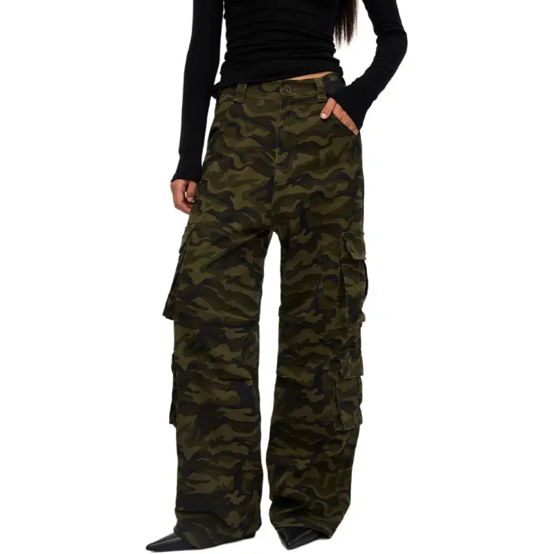 FMG Casual Pants Unisex Jungle Camouflage-1