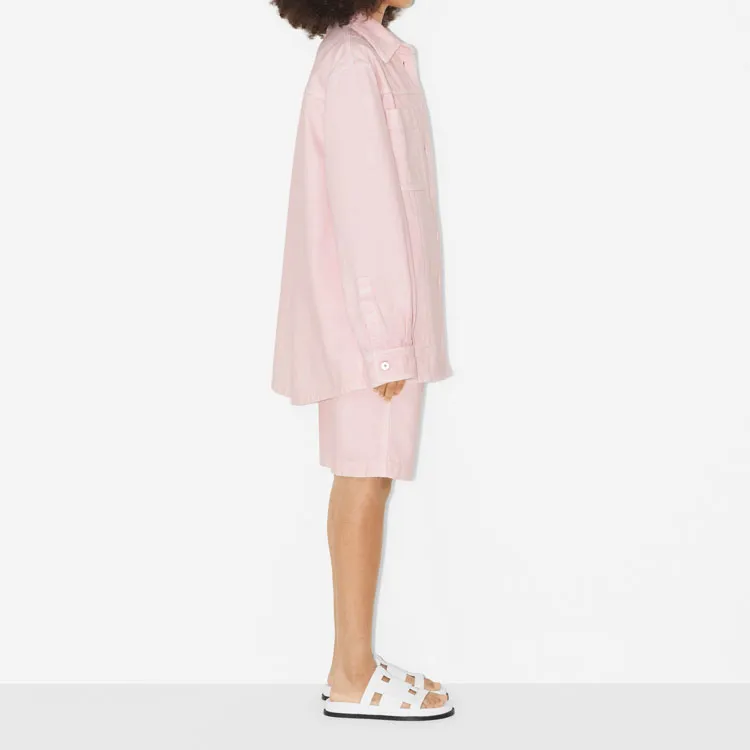 Burberry SS23 Denim Jacket Women's Pink-3