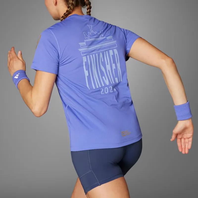 Adidas FW24 Regular T Shirt Women's Half Cobalt Blue-2