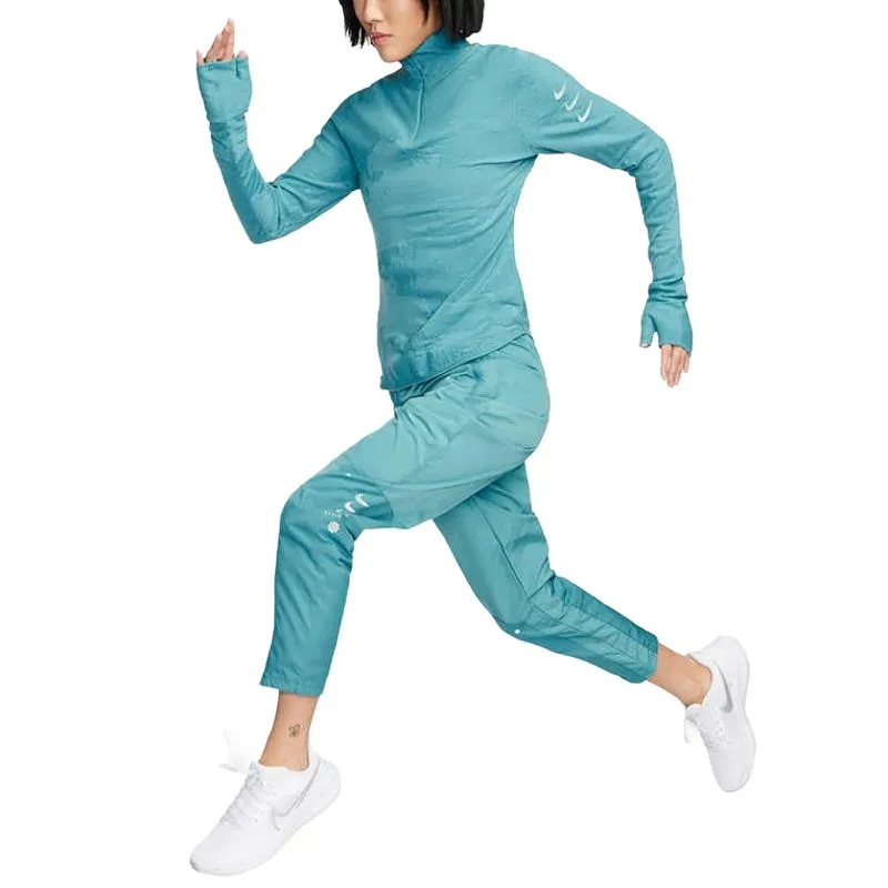 Nike Knitted Sweatpants Women's Celadon Blue-2