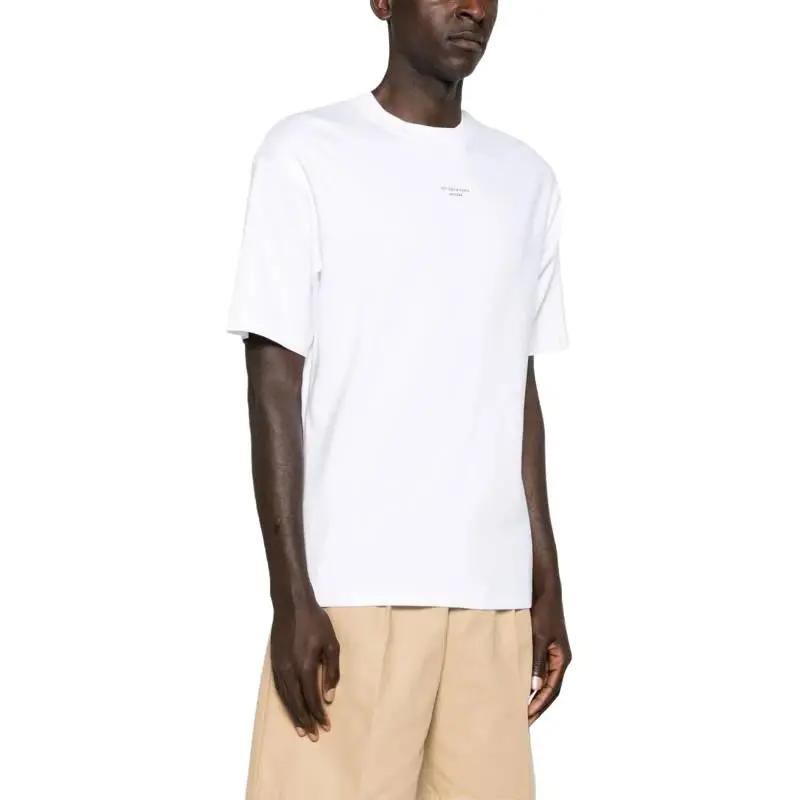 Drôle De Monsieur Slogan Printed Crewneck T Shirt-3