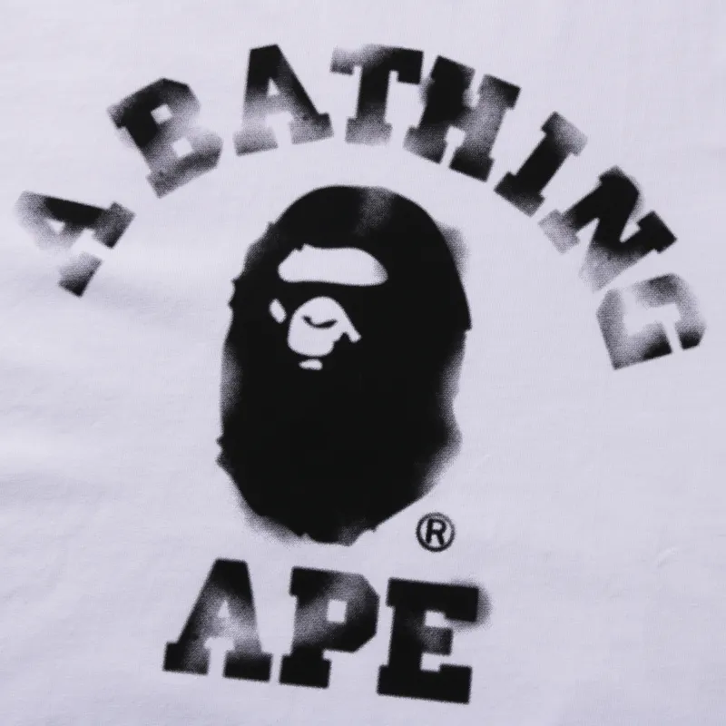Bape Ape Crossbone College L/S Tee-5