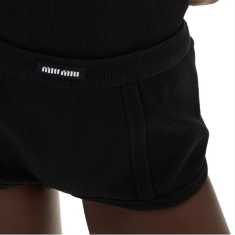 MIU MIU Casual Shorts Women's Black-1