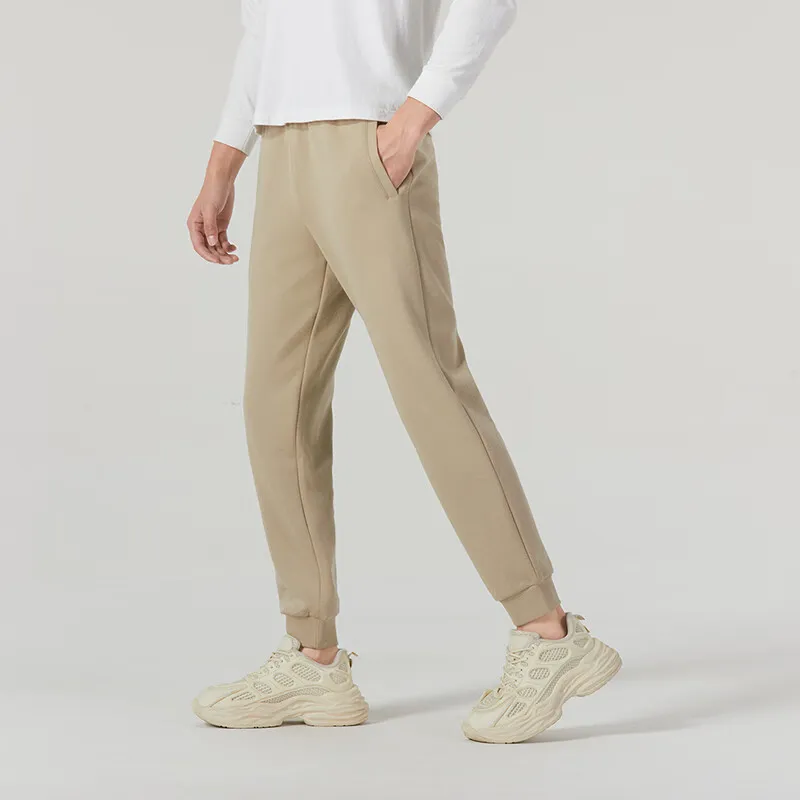 Skechers Colorful Sports Pants Men Beige Brown-3