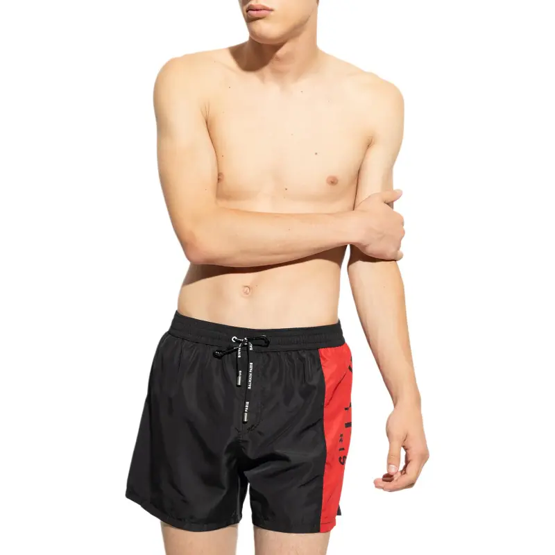 BALMAIN Casual Shorts Men Black-2