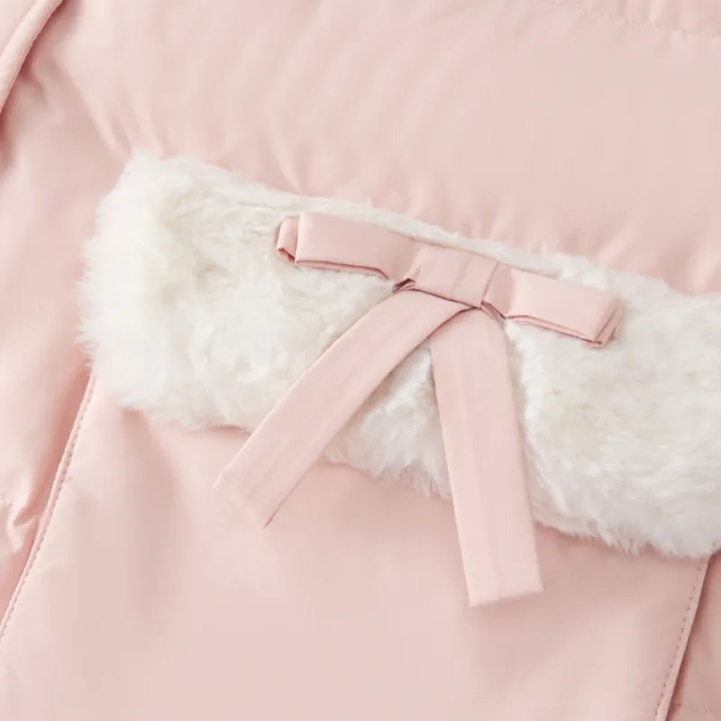 Love To Serve Down Jacket Women's Peach Pink-4