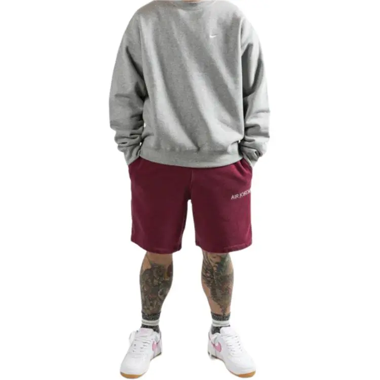 Jordan Casual Shorts Unisex Burgundy-3