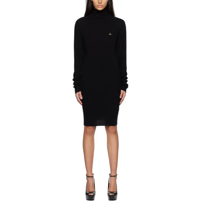 Vivienne Westwood Long Sleeved Dresses Women's Black-2