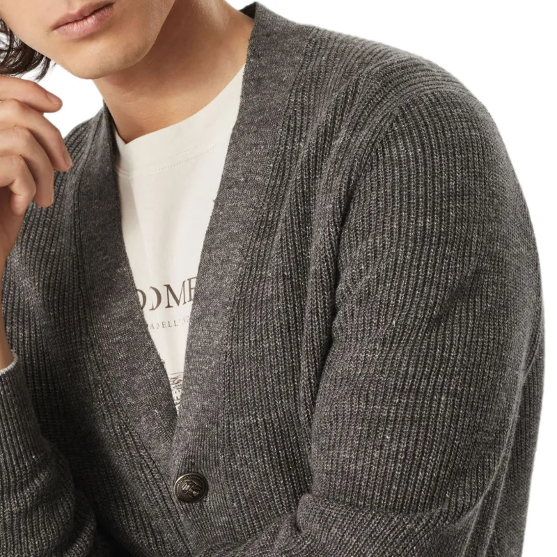Brunello Cucinelli Long Sleeved Buttoned Cardigan-4