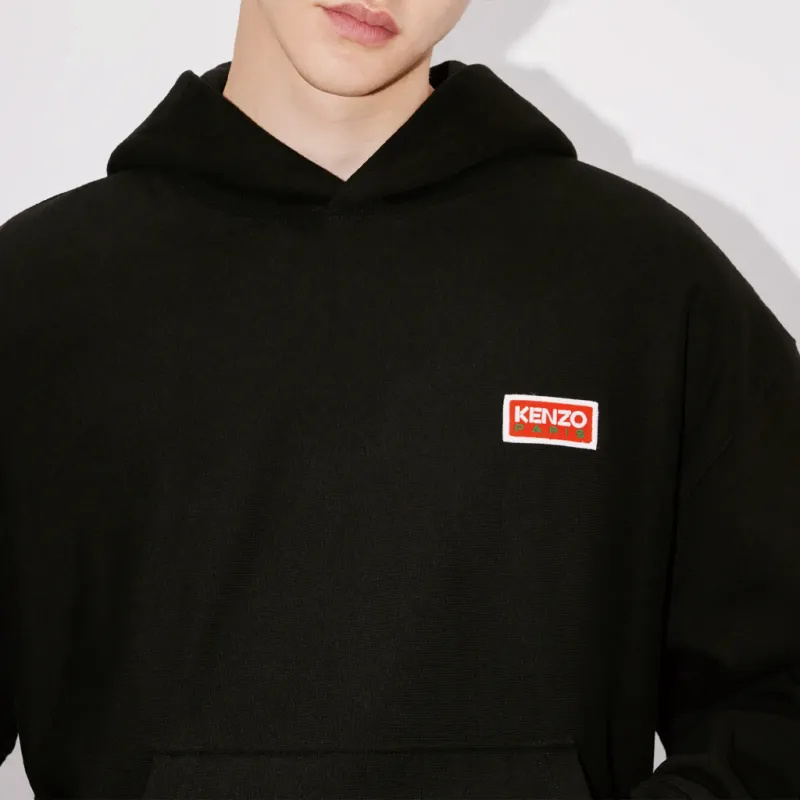 KENZO Logo Printed Long Sleeved Hoodie-6