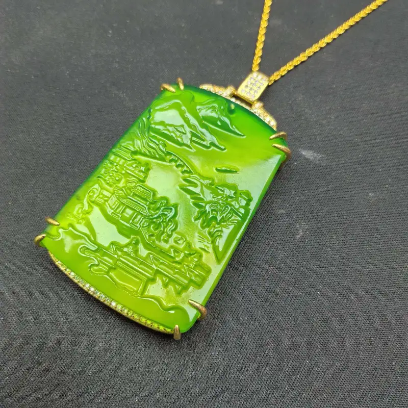 Gifts Jade Necklaces Unisex-5