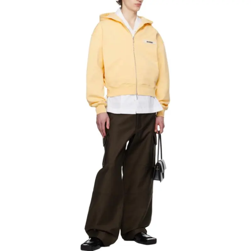 Jacquemus Jackets Coats Men's Light Yellow-3