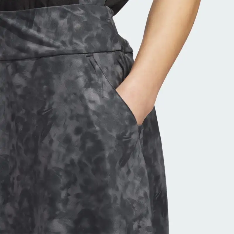 Adidas Essential PRINTED GOLF SKORT Casual Short Skirts Women's Black-4