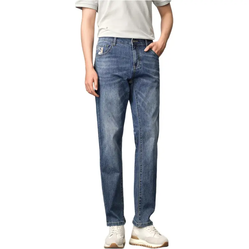 HLA Jeans Men Denim Blue Transition Color Medium 12-3