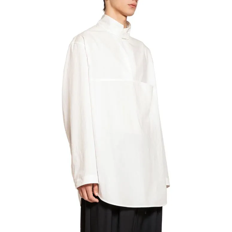 Lemaire High Neck Long Sleeved Shirt-2