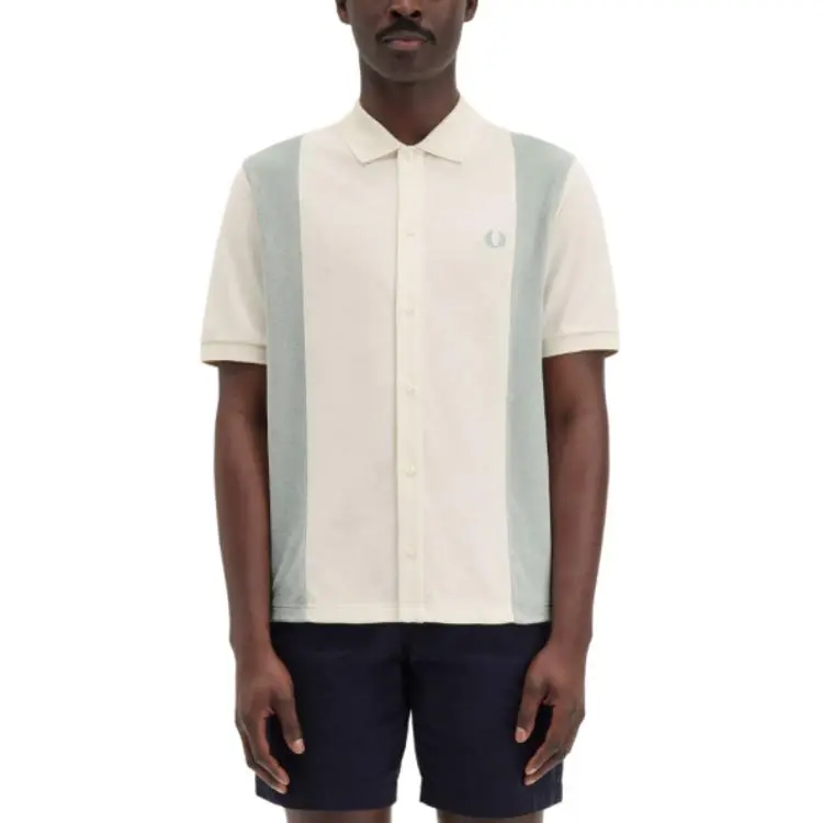 FRED PERRY SS25 Polo Shirt Men's Beige-2