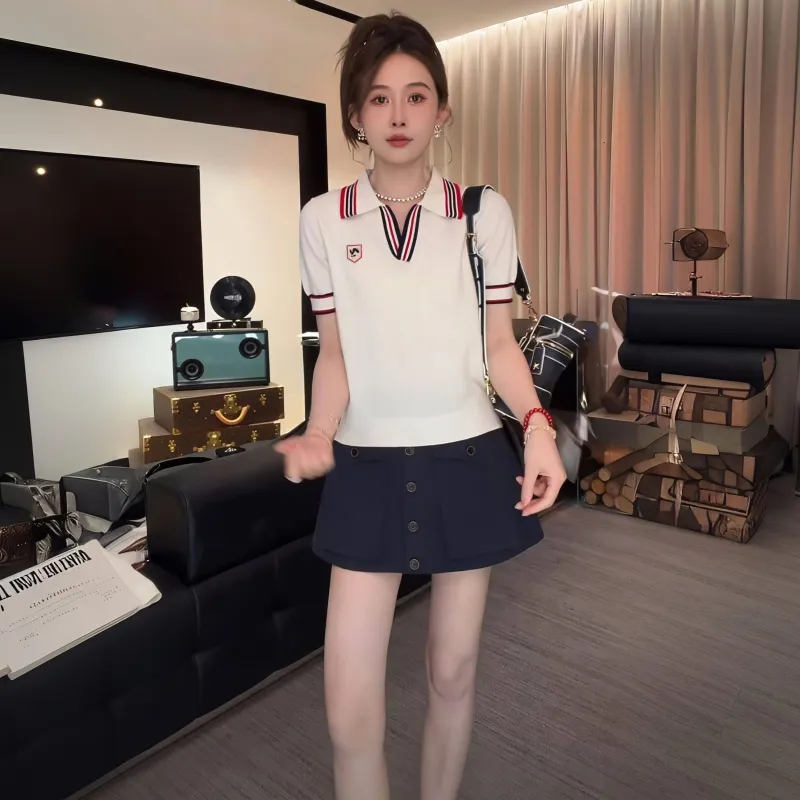 GULIANFEI Two Piece Skirt Sets Women's-5