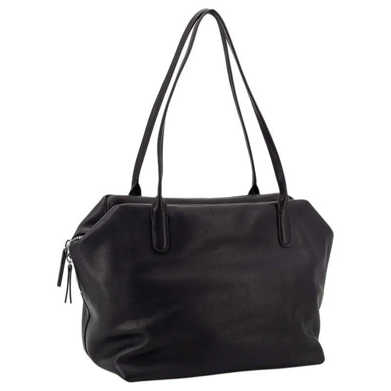THE ROW Leather Shoulder Bag Regular Women's Black-1