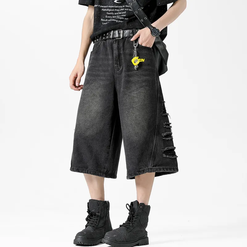 7 SEVFUN Jeans Unisex Black Gray-2