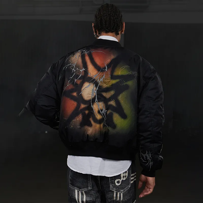 DND4DES Jackets Coats Unisex Black-3