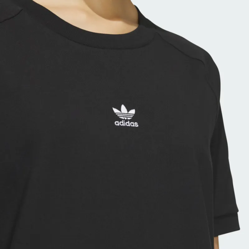 Adidas Originals Sportswear Dress Short Sleeved Dresses Women's Black-5