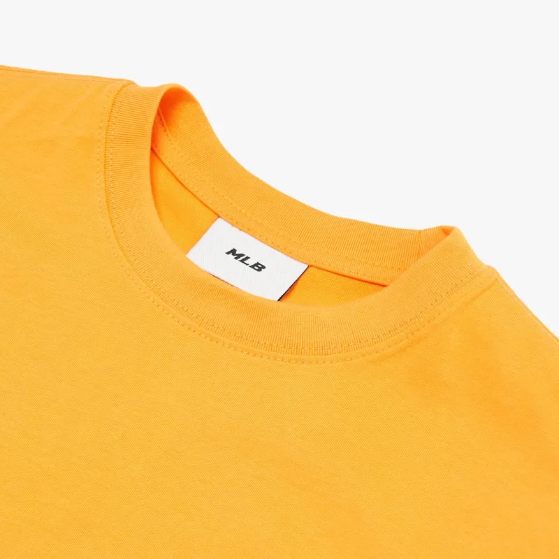 MLB Base Logo T Shirts Unisex Orange-2