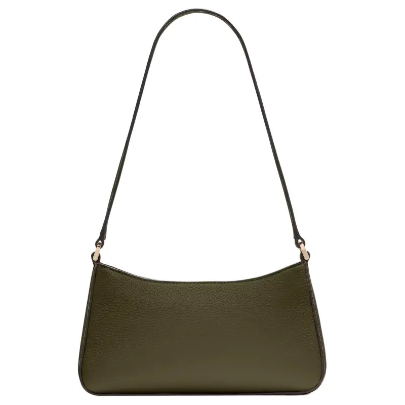 Kate Spade Leather Shoulder Bag Trumpets Women's Seaweed Green-2