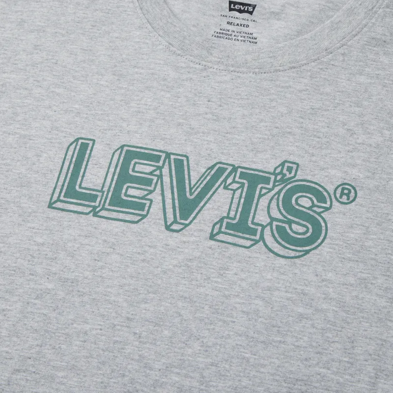 Levis T Shirts Men Gray-3